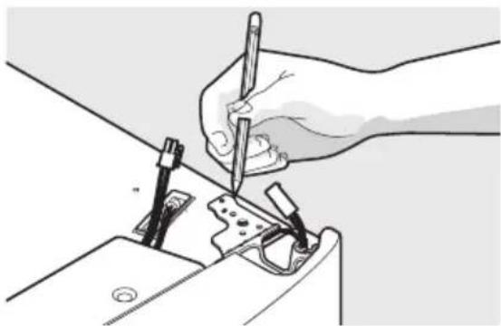 AEG RMB954E9VX - Verwijdering van de koelkastdeuren: - 2