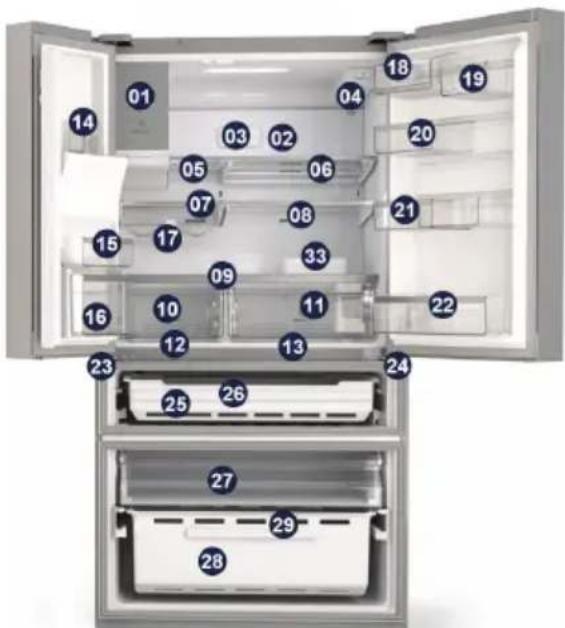 AEG RMB954E9VX - BESKRIVELSE AV APPARATET - 1