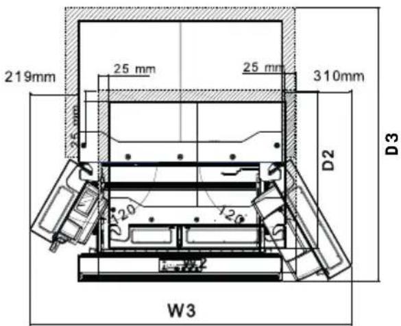 AEG RMB954E9VX - Kylskåpets ventilation - 3