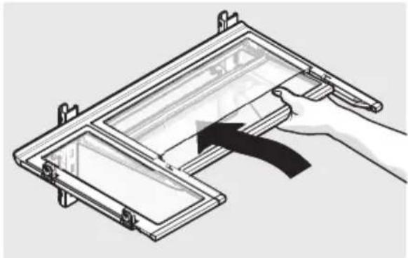 AEG RMB954E9VX - Pour régler une clayette rabattable/escamotable : - 1