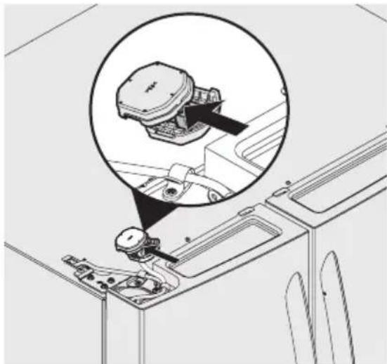 AEG RMB954E9VX - Sådan aftages køleskabslågen: - 3