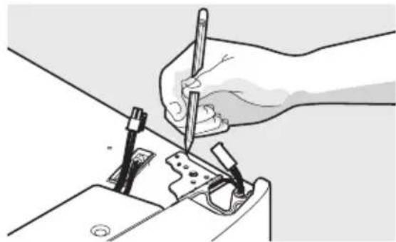 AEG RMB954E9VX - Jääkaapin ovien poistaminen: - 2