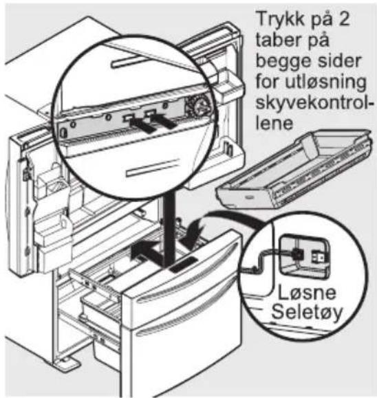 AEG RMB954E9VX - For å fjerne MultiSwitch/MultiChill skuffen - 1