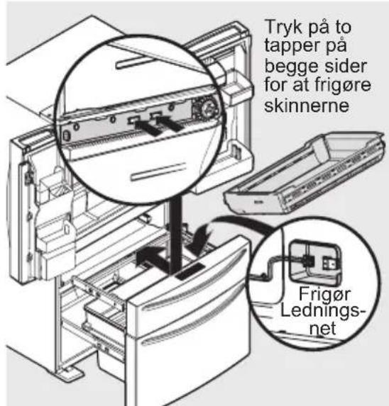 AEG RMB954E9VX - Sådan fjernes MultiSwitch/MultiChillskuffen - 1