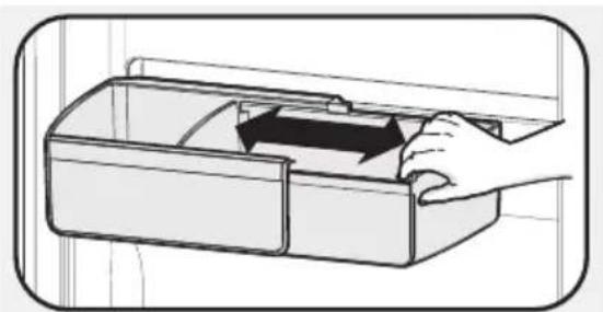 AEG RMB954E9VX - Lokeron siirtäminen kiskosta toiseen: - 1