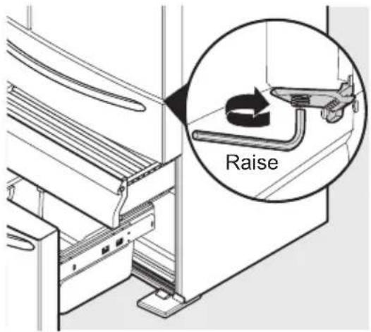 AEG RMB954E9VX - Cabinet Leveling &amp; Refrigerator Door Alignment (if necessary) - 2