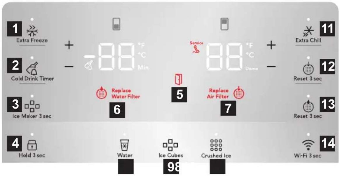 AEG RMB954E9VX - KONTROLLPANEL - 1