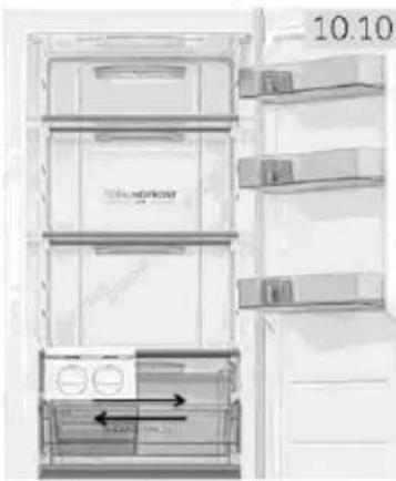 HAIER H4F226WDH1 - Mutarea dispositivului pentru cuburi de gheata - 1