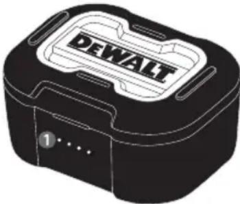DEWALT DXMA1902092E - LED INDICATOR - CHARGING CASE - 1