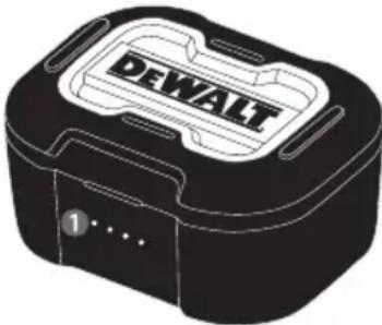 DEWALT DXMA1902092E - LED GÖSTERGE - SARJ KUTUSU - 2
