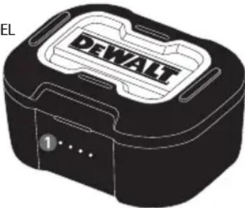 DEWALT DXMA1902092E - Témoin lumineux : étui de chargement - 2