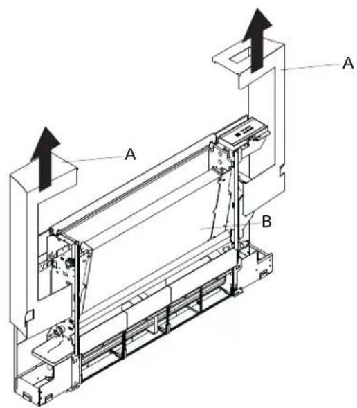DAIKIN FWXV15ABTV3 - Removing the side panels - 1