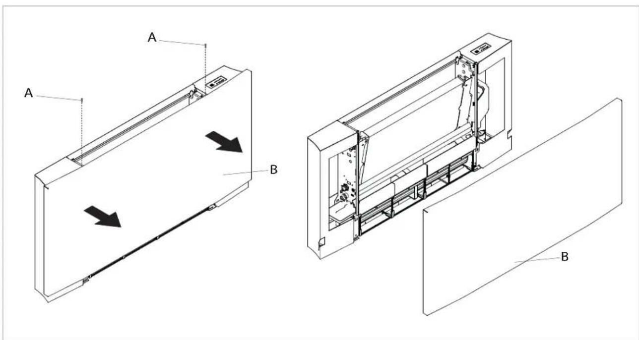 DAIKIN FWXV15ABTV3 - Access to the internal components - 2