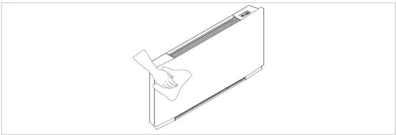DAIKIN FWXV15ABTV3 - Cleaning the outside - 1