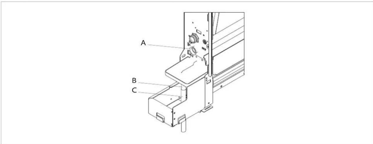 DAIKIN FWXV15ABTV3 - Montaje de la tuberia de descarga de condensacion en la version vertical - 2