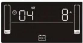 V7 UPS1RM2U30001N - Instselling maximale laadstroom - 1