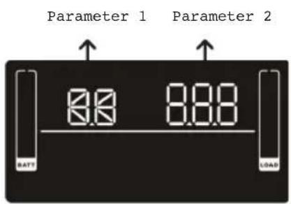 V7 UPS1RM2U30001N - Libellé d'index de l'afficheur LCD - 1