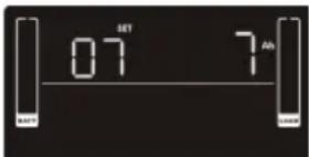 V7 UPS1RM2U30001N - Réglage de la capacité totale en AH des batteries - 1