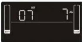 V7 UPS1RM2U30001N - Einstellung der Batteriekapazität in Ah - 1