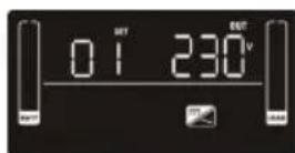 V7 UPS1RM2U30001N - Instelling uitvoerspanning - 1