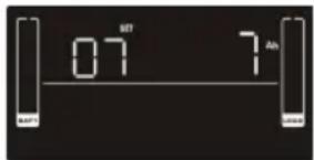 V7 UPS1RM2U30001N - Battery total AH setting - 1