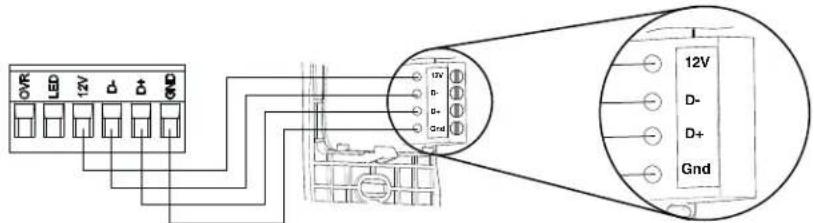 vänEE V160H80RT - ELECTRICAL CONNECTION TO DEHUMIDISTAT OR AUTOMATIC OPTIONAL MAIN WALL CONTROL - 1