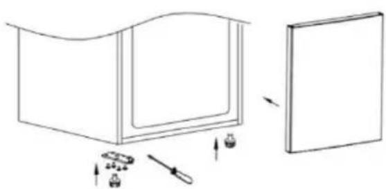 CANDY CTC3L715ES11 - Bruksanvisningen for skiffe av lampe er som følger: - 8