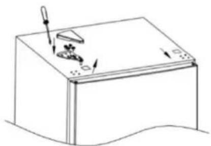 CANDY CTC3L715ES11 - Die Anweisungen für den Lampenwechsel lauten wie folgt: - 8