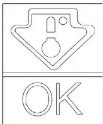 CANDY CTC3L715ES11 - Indicateur de la température dans la zone la plus froide - 1