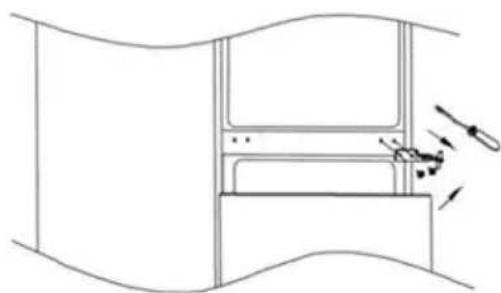 CANDY CTC3L715ES11 - Bruksanvisningen for skiffe av lampe er som følger: - 2