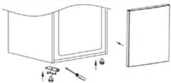 CANDY CTC3L715ES11 - Lamppujen vaihto-ohjeet ovat seuraavat: - 8
