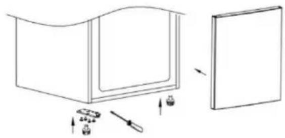 CANDY CTC3L715ES11 - Die Anweisungen für den Lampenwechsel lauten wie folgt: - 6