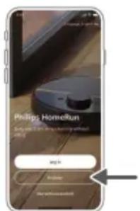PHILIPS HomeRun 2000 Series XU2100 - Registrarering af en personlig konto - 3