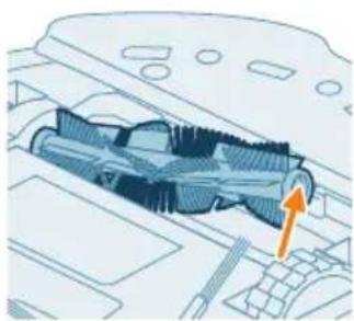 PHILIPS HomeRun 2000 Series XU2100 - Cleaning the main brush - 2