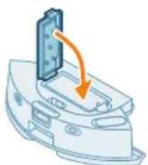 PHILIPS HomeRun 2000 Series XU2100 - Pulizia del contentatore della polvere e del filtrlo lavabile - 5