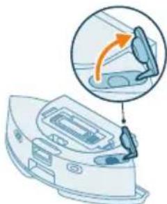 PHILIPS HomeRun 2000 Series XU2100 - Limpieza del deposito de agua - 2