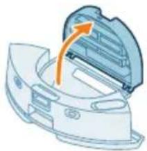 PHILIPS HomeRun 2000 Series XU2100 - Reinigung des Staubbehalters und des Feinstaubfilters - 2