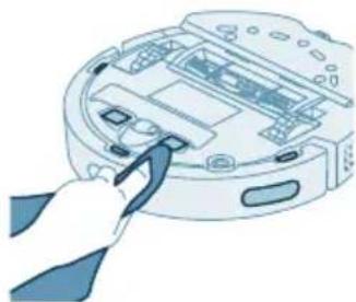 PHILIPS HomeRun 2000 Series XU2100 - Lam sach cam bien, cac diem tiep xuc va cua so tin hieu hong ngoài - 1