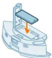 PHILIPS HomeRun 2000 Series XU2100 - Cara membersihkan pad mop dan bekas habuk - 4