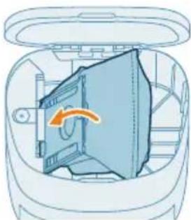 PHILIPS HomeRun 2000 Series XU2100 - Toz torbasini degistirme - 5