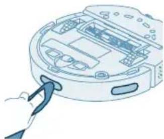 PHILIPS HomeRun 2000 Series XU2100 - Lam sach cam bien, cac diem tiep xuc va cua so tin hieu hong ngoài - 2