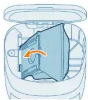 PHILIPS HomeRun 2000 Series XU2100 - De stofzuigerzak verrangen - 5