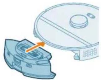 PHILIPS HomeRun 2000 Series XU2100 - Cara membersihkan pad mop dan bekas habuk - 5