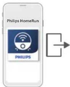 PHILIPS HomeRun 2000 Series XU2100 - Configurarea conexiunii Wi-Fi - 1
