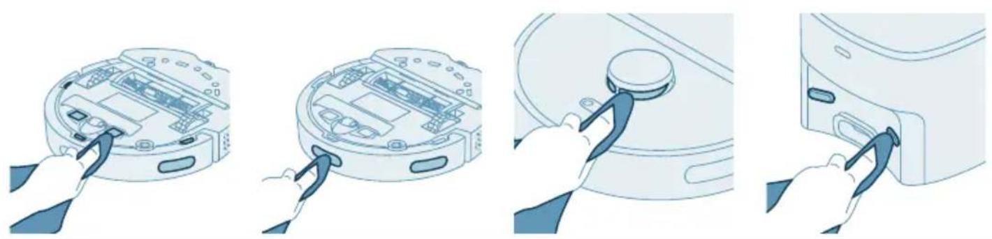 PHILIPS HomeRun 2000 Series XU2100 - Andurite, ühenduspistiku ja infrapuna signaali akna puhastamine - 1