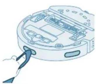 PHILIPS HomeRun 2000 Series XU2100 - Limar os senseores, pontos de contacto e janela de sinal IV - 2