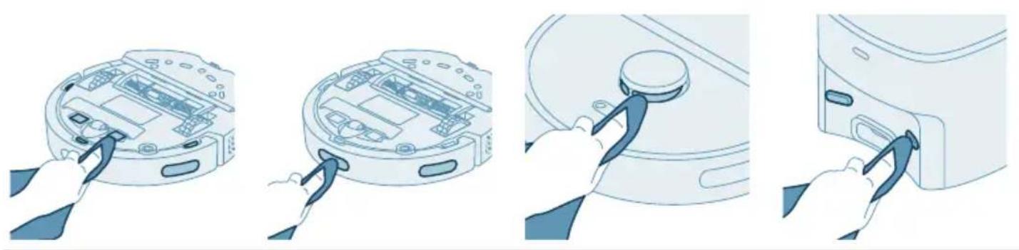 PHILIPS HomeRun 2000 Series XU2100 - Kaθαρισμός των αἰσθητήρων, των σημείων επαφής και του παραύρου σήματος uπέρυθρων - 1