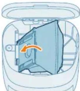 PHILIPS HomeRun 2000 Series XU2100 - Udskiftning af stovposen - 5