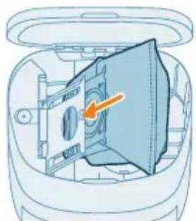 PHILIPS HomeRun 2000 Series XU2100 - Byte av dammpase - 4