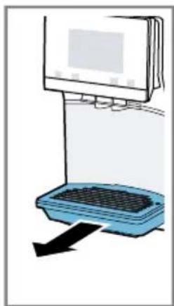 BOSCH TPU60501 - Cleaning the drip tray and coffee dregs container - 1